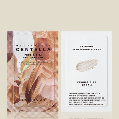 SKIN1004 Madagascar Centella Probio-Cica Enrich Cream 1.5ml (Pouch Sample), at Orion Beauty. SKIN1004 Official Sole Authorized Retailer in Sri Lanka!