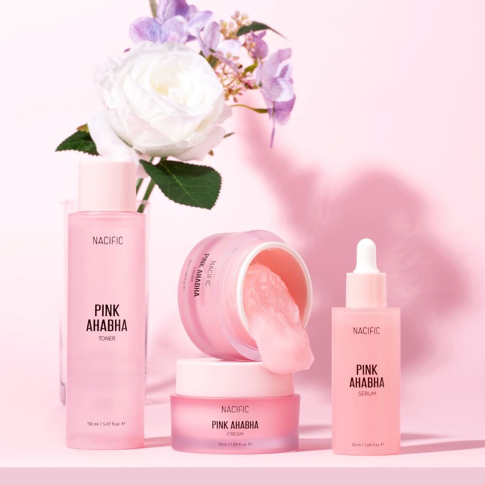 Nacific Pink AHA BHA Exfoliate Set, at Orion Beauty. Nacific Official Sole Authorized Retailer in Sri Lanka!